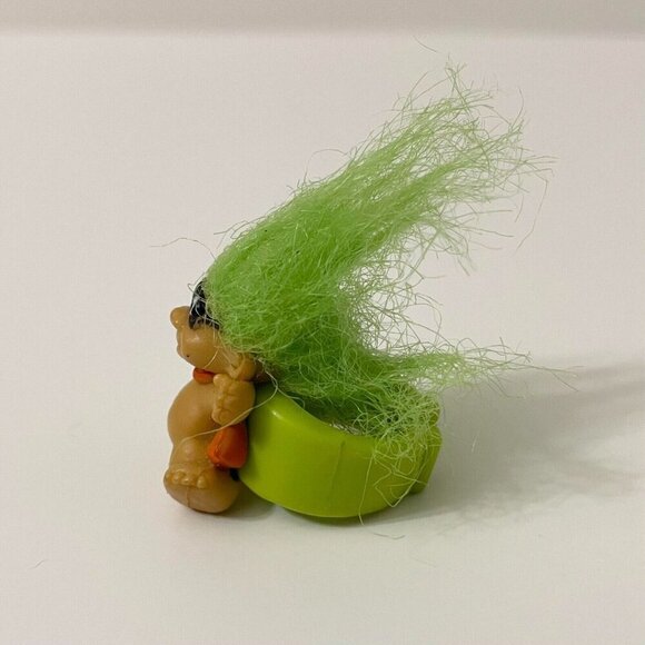 Vintage Troll Doll Halloween Masked Man Ring Troll Dolls Green - Picture 13 of 16